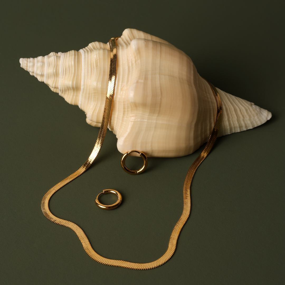 "Kauai" Fischgrät-Choker-Maison Doré