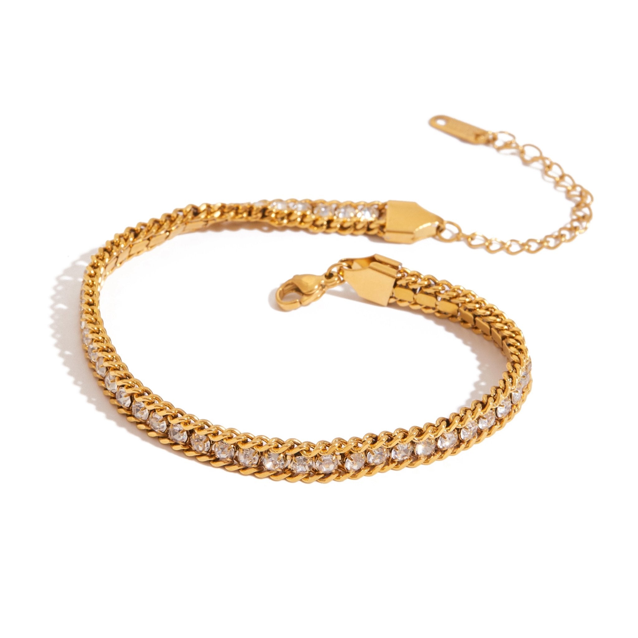 Roselle Kettenarmband | 18K Gold-Maison Doré