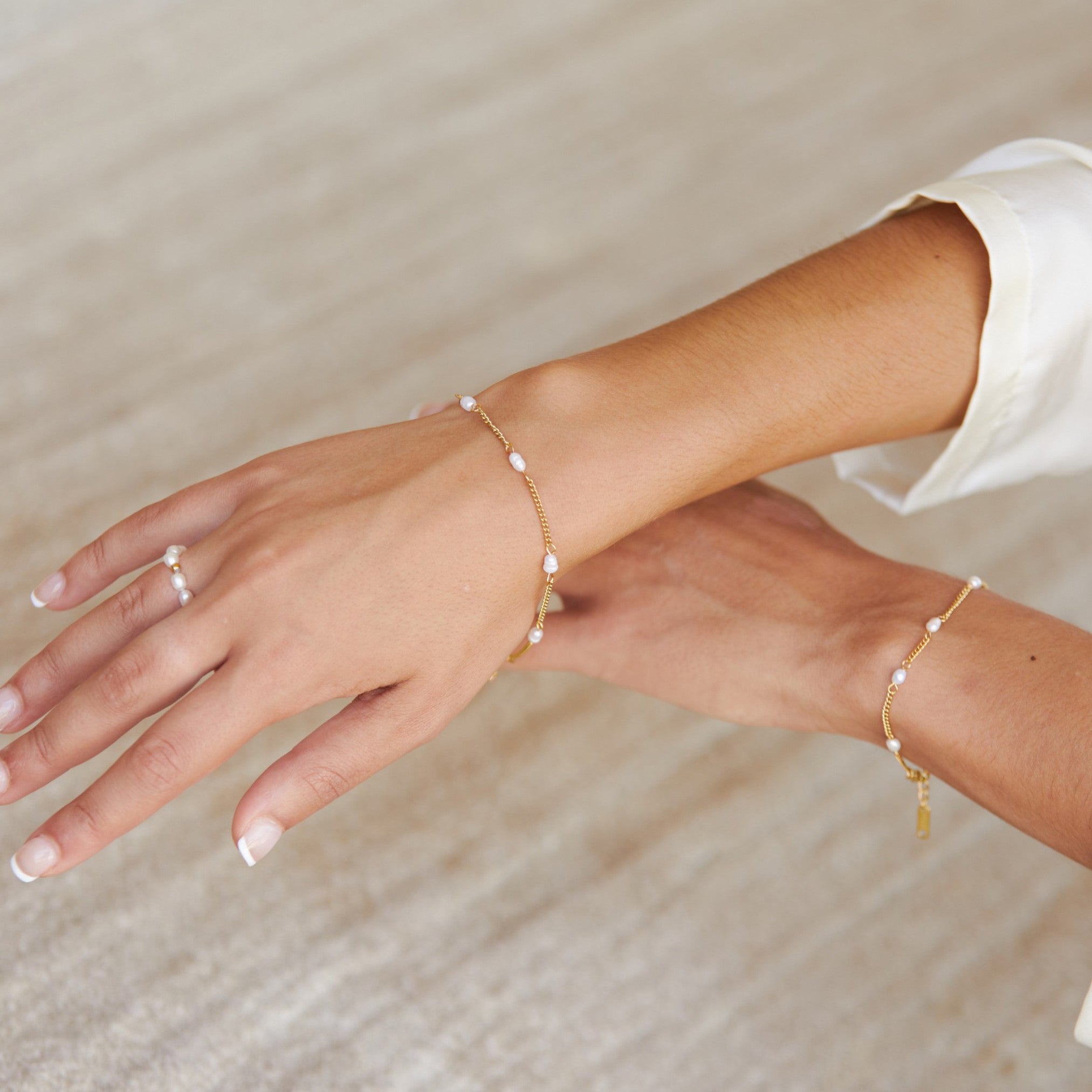 "Lovina" Süßwasserperlenarmband-Maison Doré
