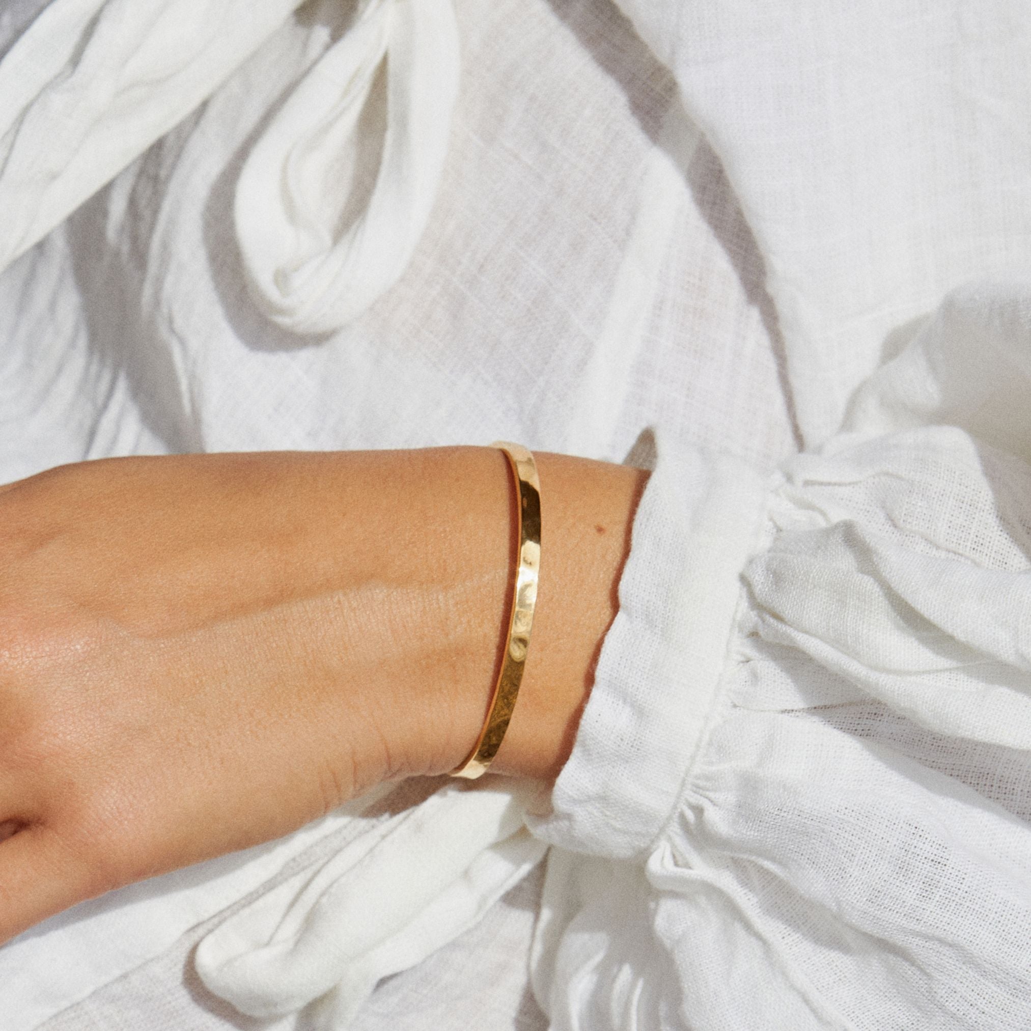 Hammered Cuff-Maison Doré