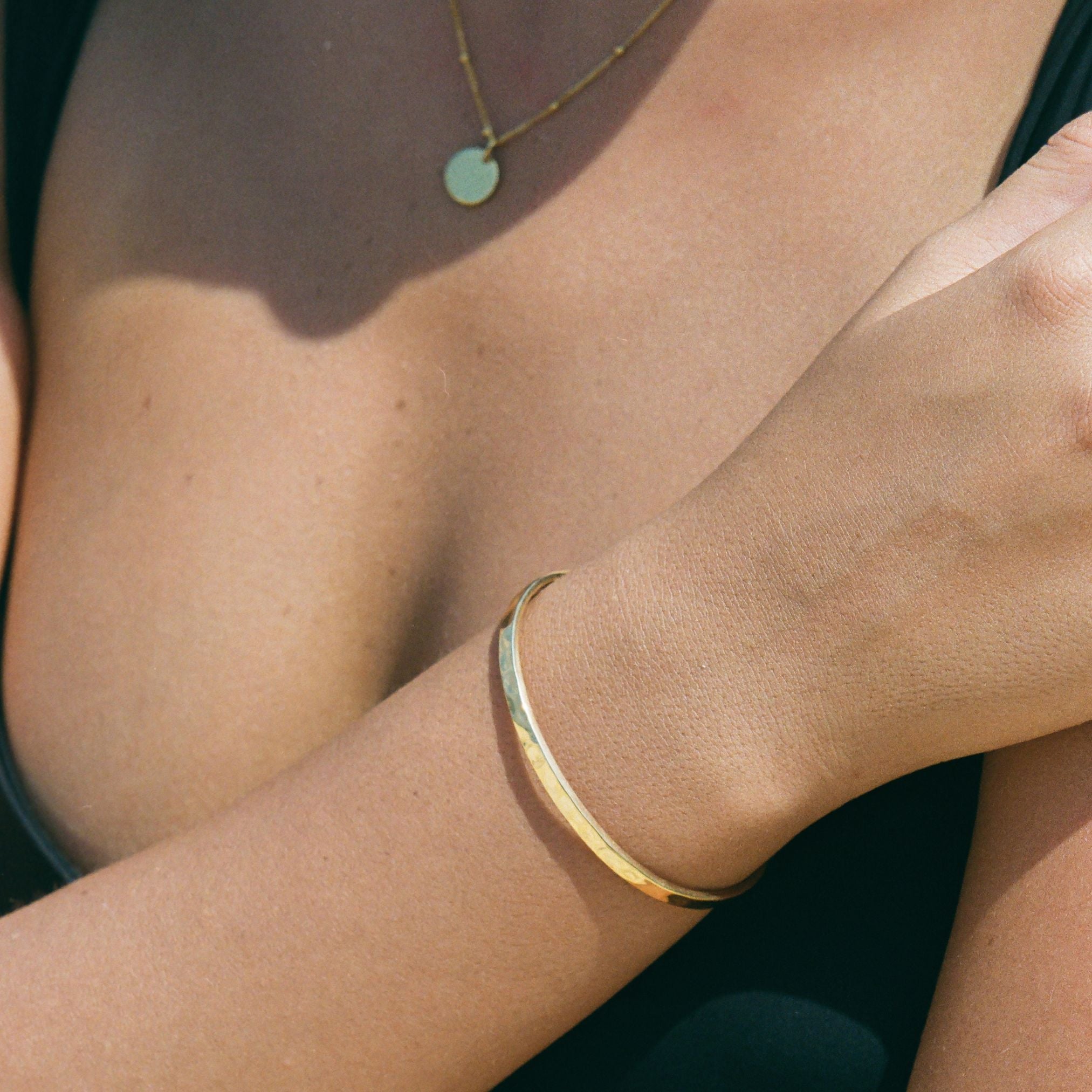 Hammered Cuff-Maison Doré