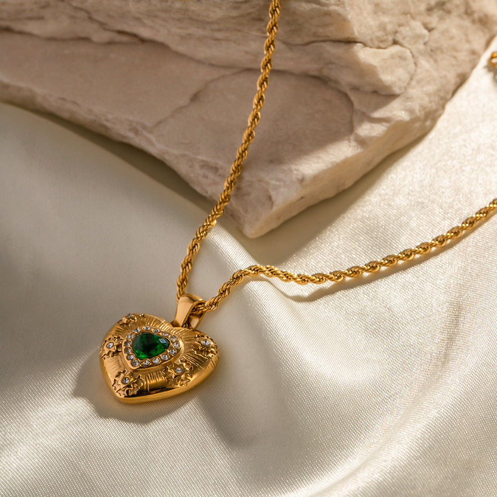 Caelus Gold Herz Necklace