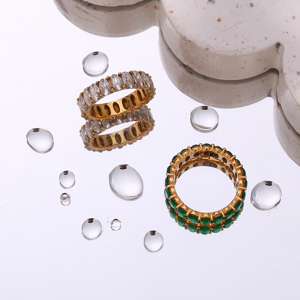 Antoinette Diamant-Simulant Goldring