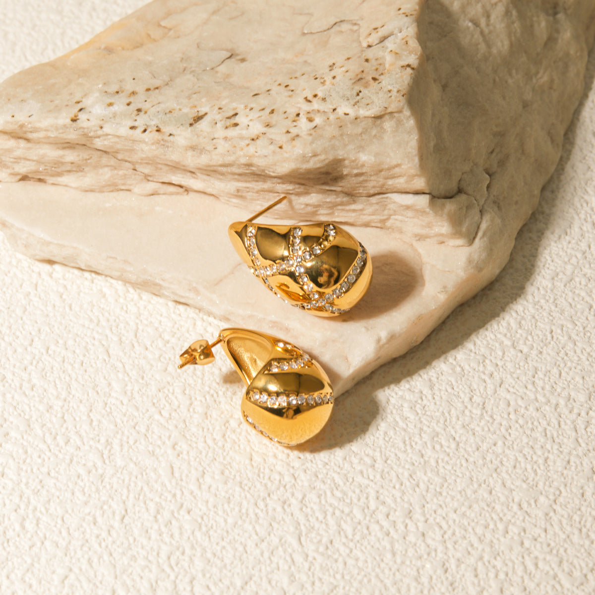 Linnea Gold Ohrringe-Maison Doré
