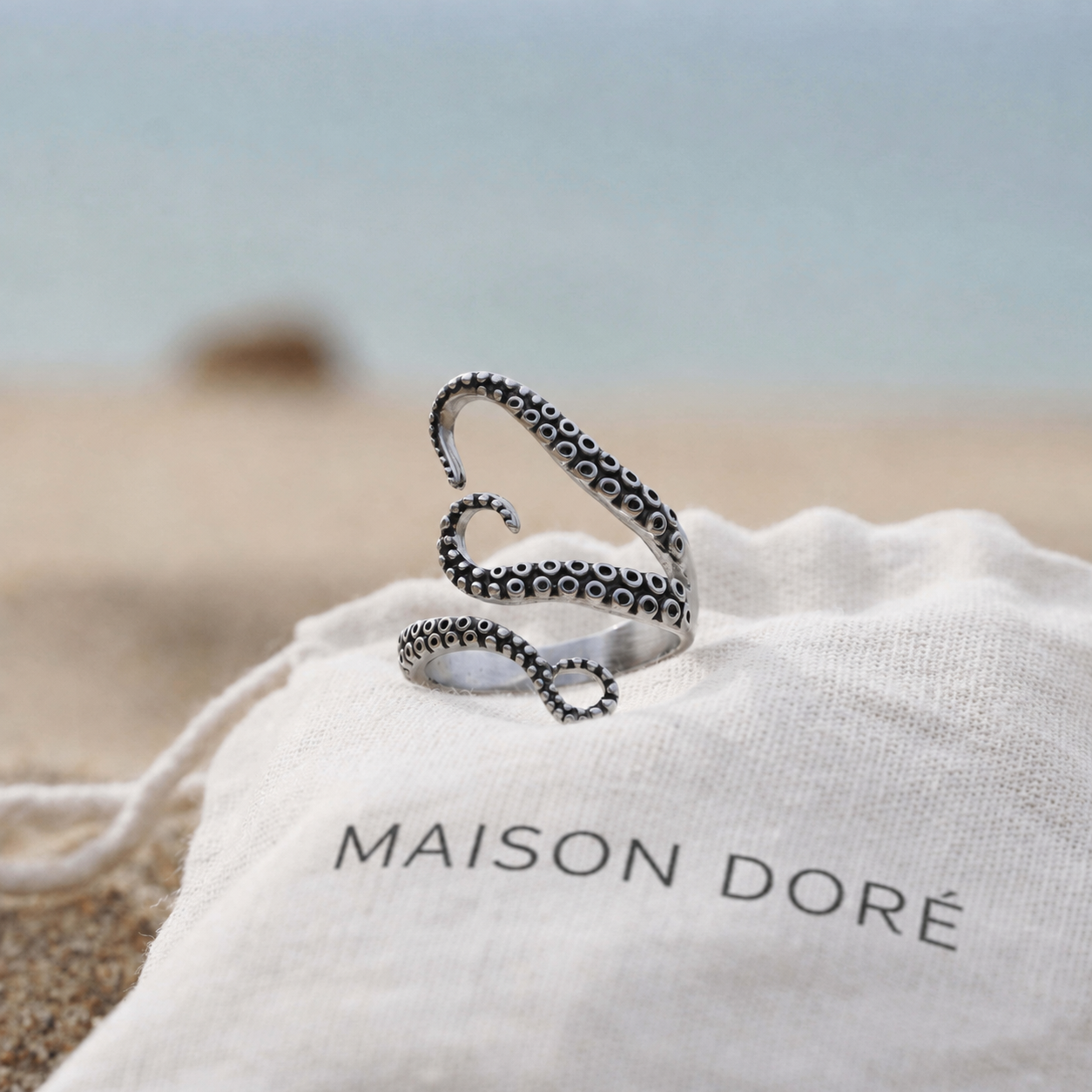 Oktopus Ring-Maison Doré
