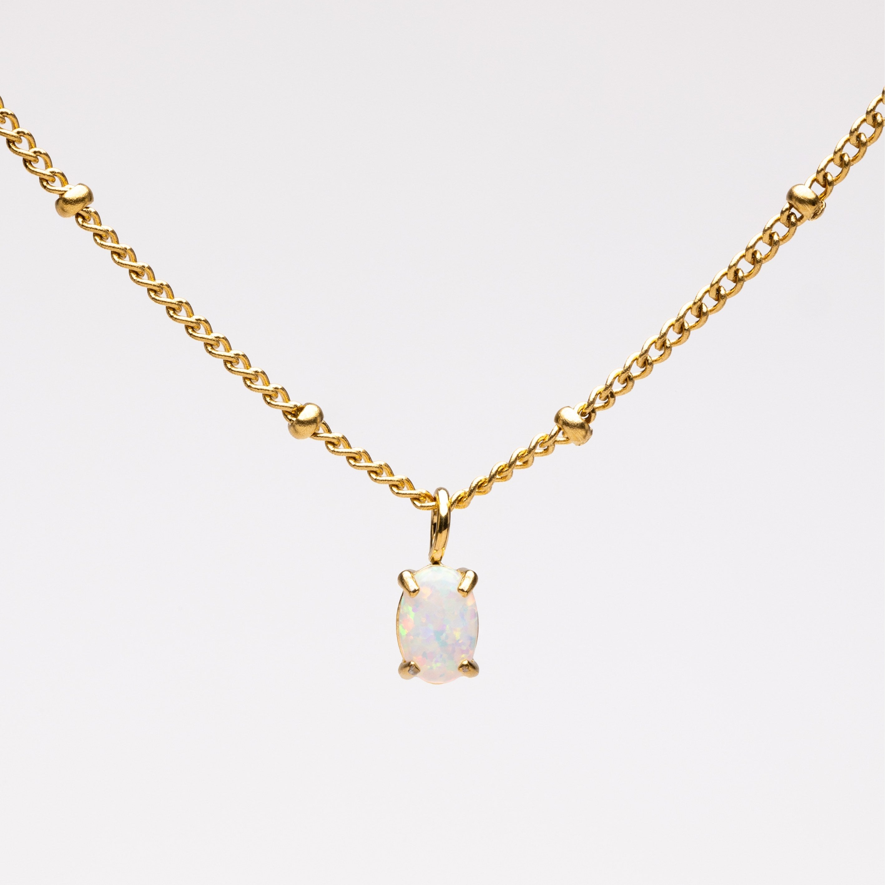 Opal-Halskette-Maison Doré