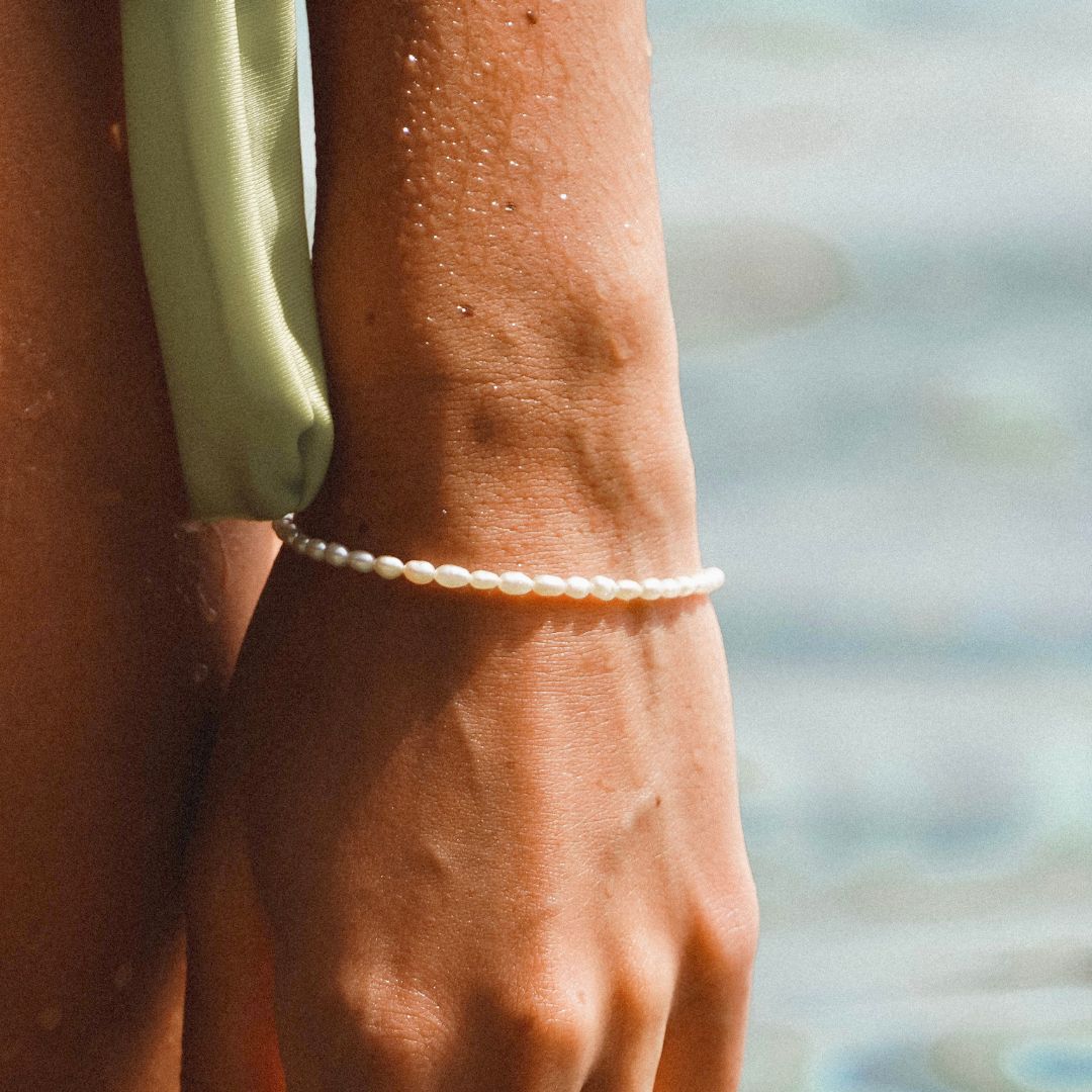 Süßwasserperlenarmband-Maison Doré