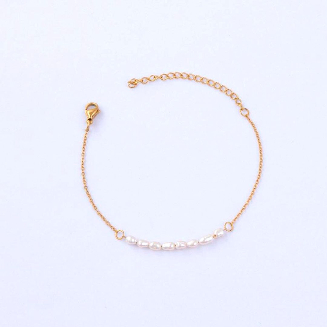 Mini Süßwasserperlenarmband-Maison Doré