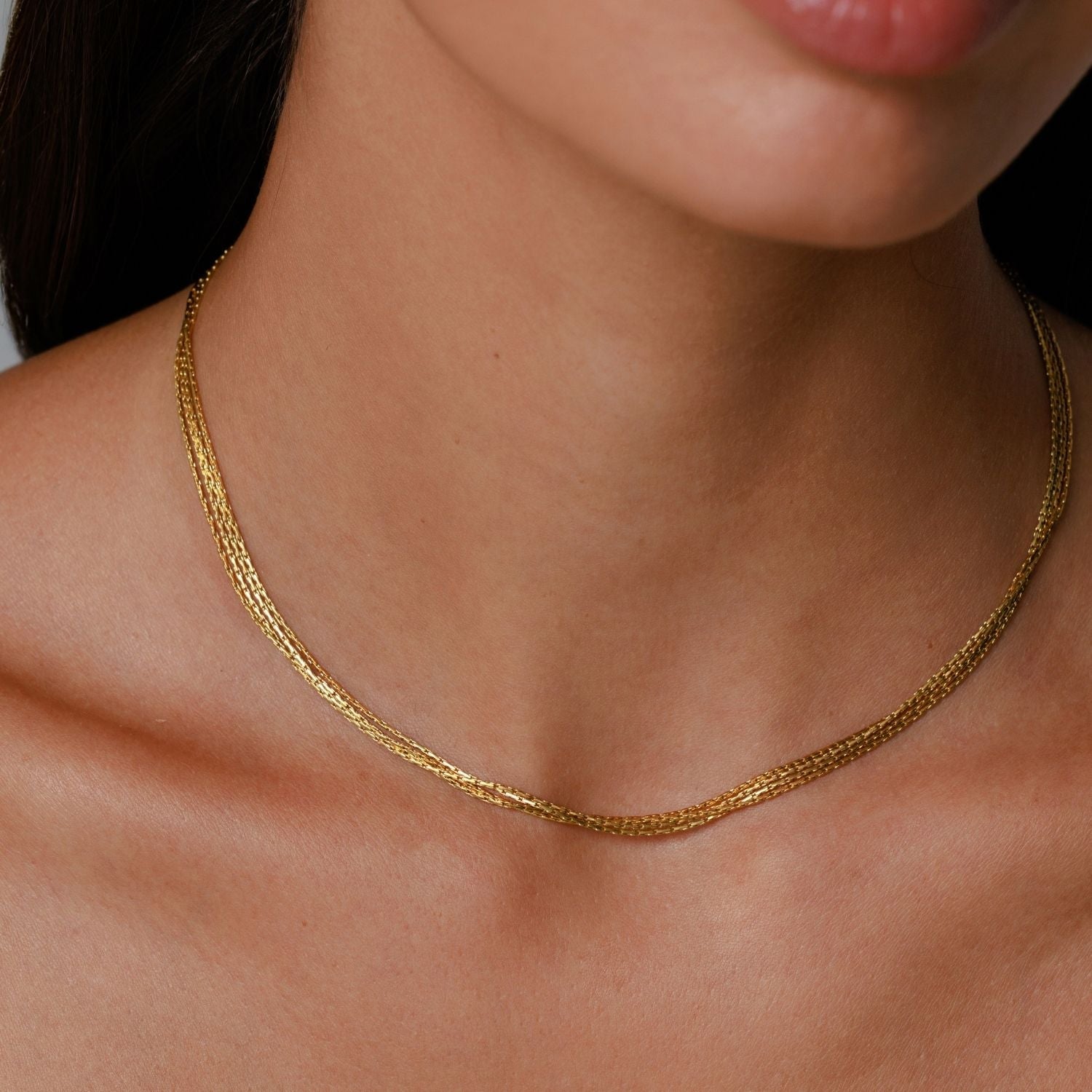 "Riviera" Geschichteter Choker-Maison Doré