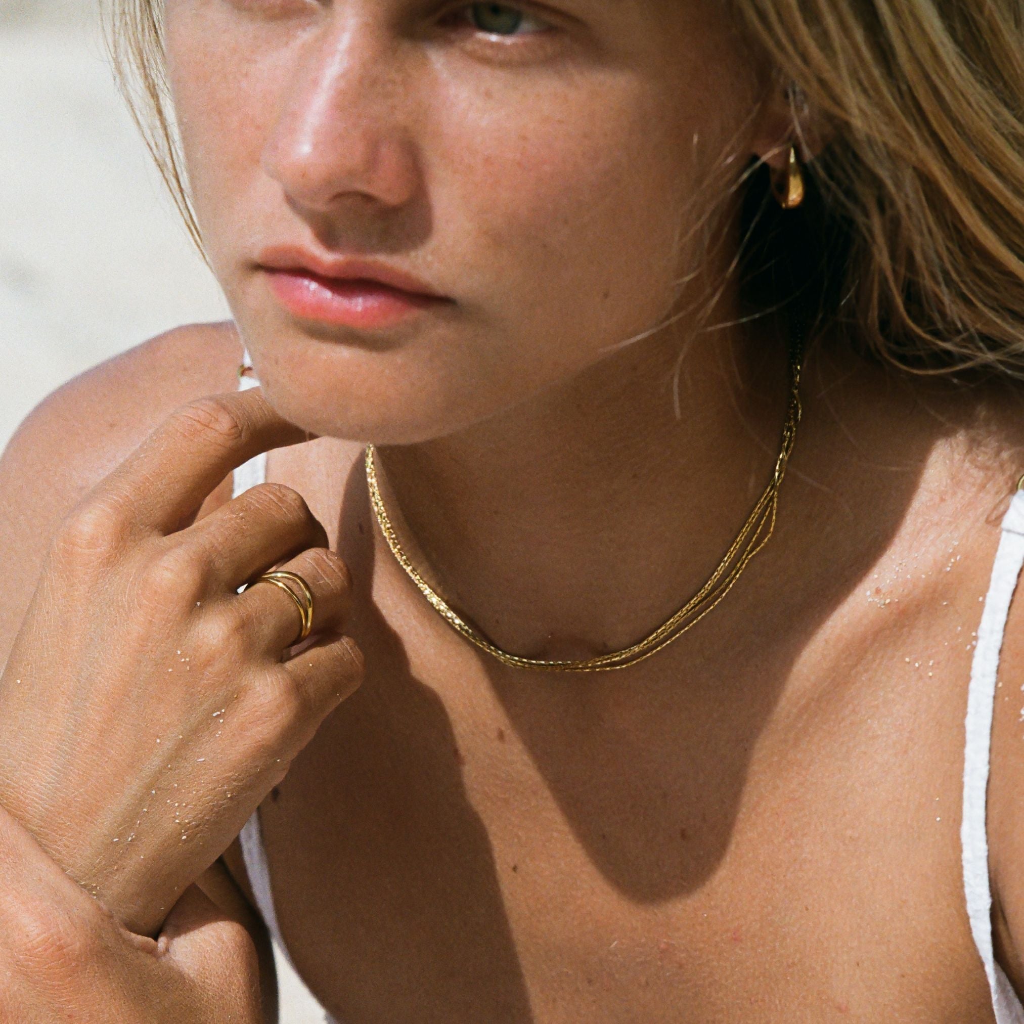 "Riviera" Geschichteter Choker-Maison Doré
