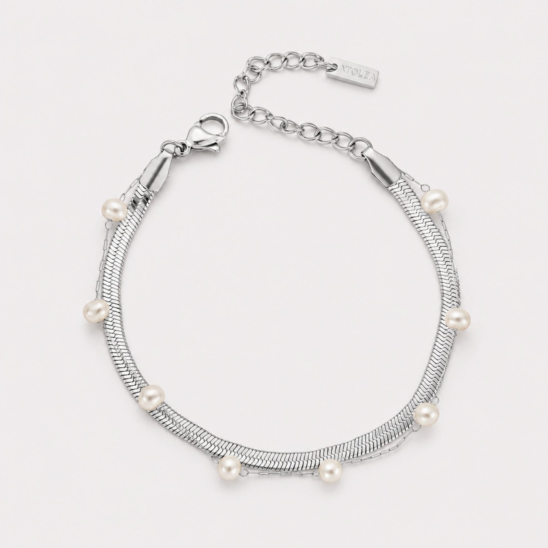 "Santorini" Geschichtetes Armband-Maison Doré
