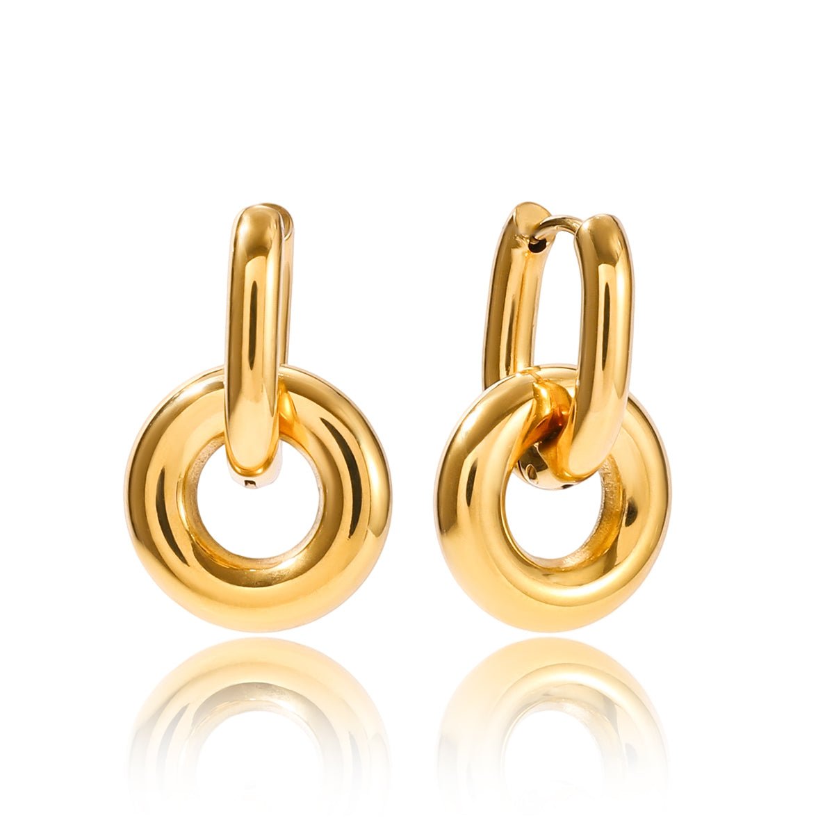Orianne Tropfen Ohrringe | 18K Gold-Maison Doré