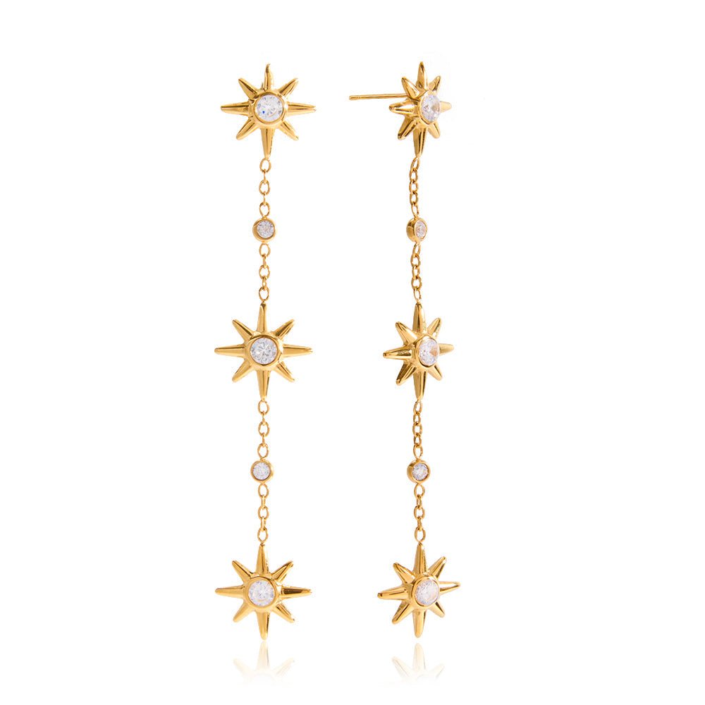 Sulien Tropfohrstecker | 18K Gold-Maison Doré