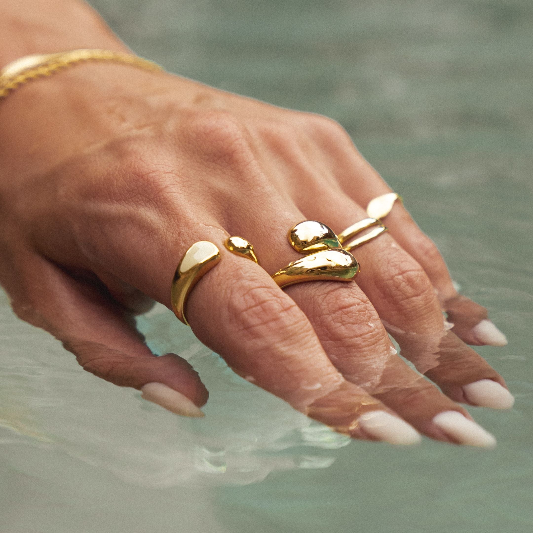 Doppelter Twist Ring-Maison Doré