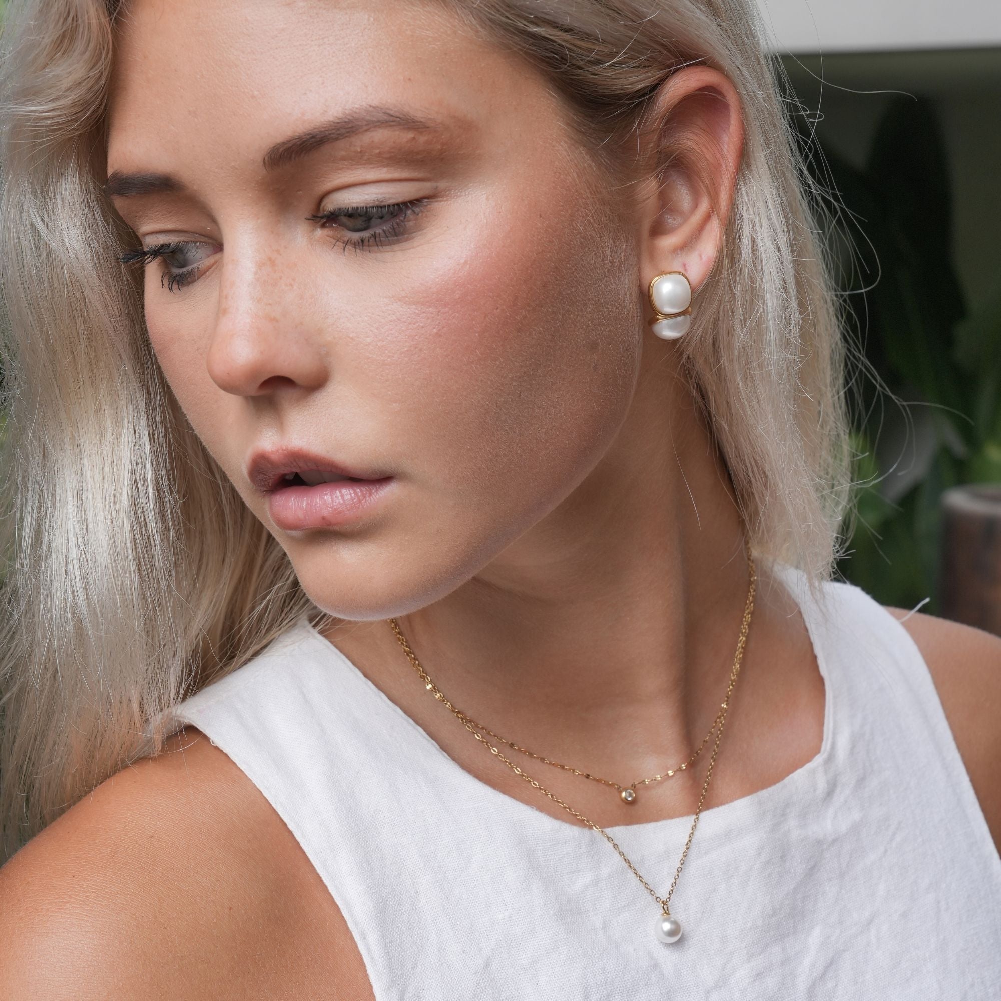 Valine Ohrringe | 18K Gold-Maison Doré