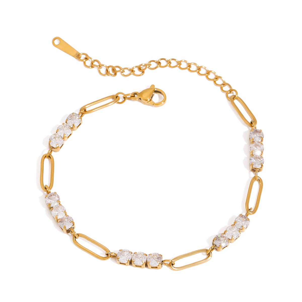Vanna Schakel Armband | 18K Gold-Maison Doré