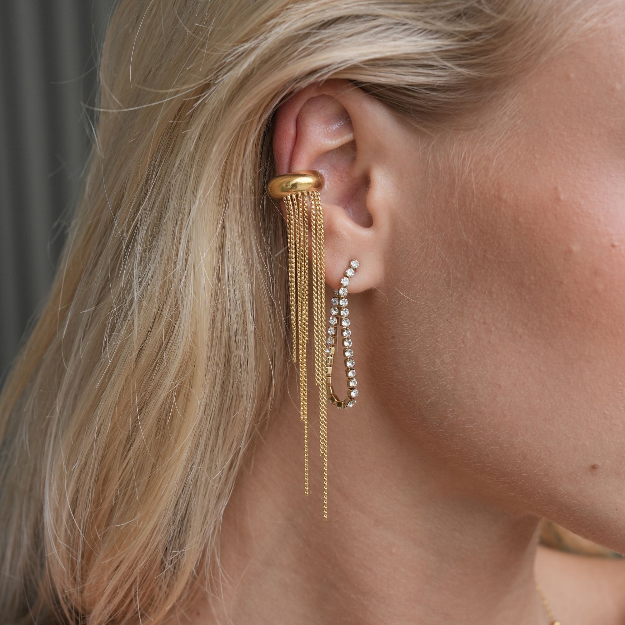 Veronica Ohrwärmer 18K Gold-Maison Doré