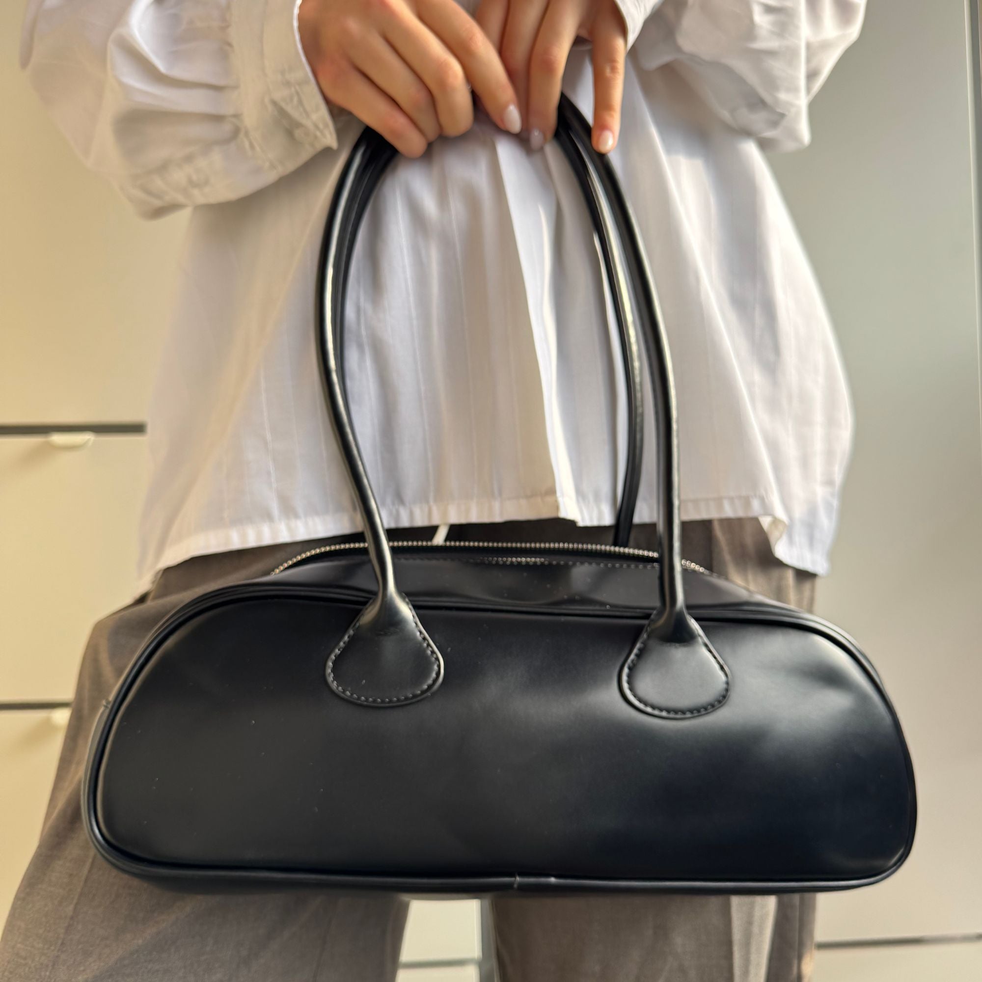 Vivienne Barrel Bag Schwarz-Maison Doré