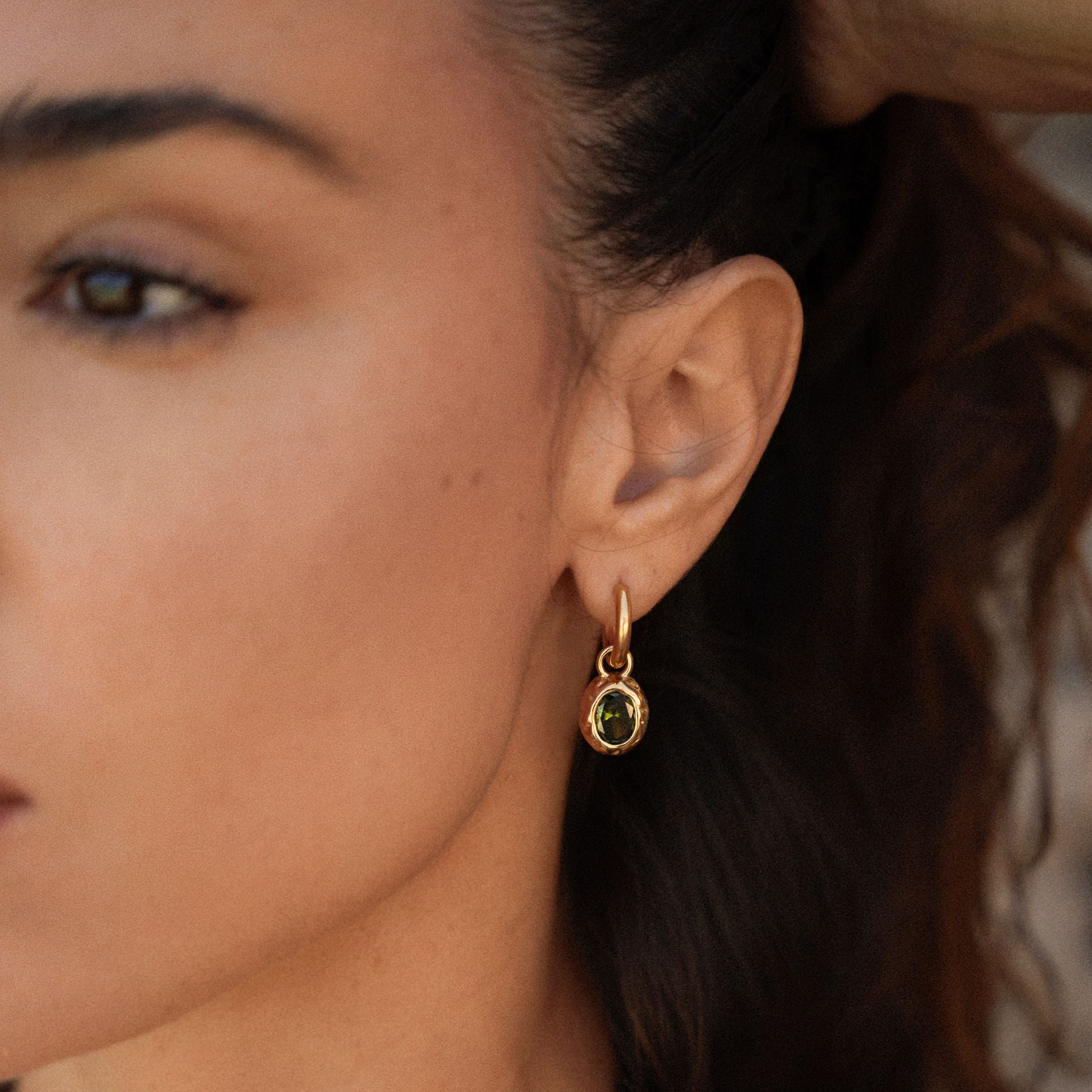 Olivenohrringe