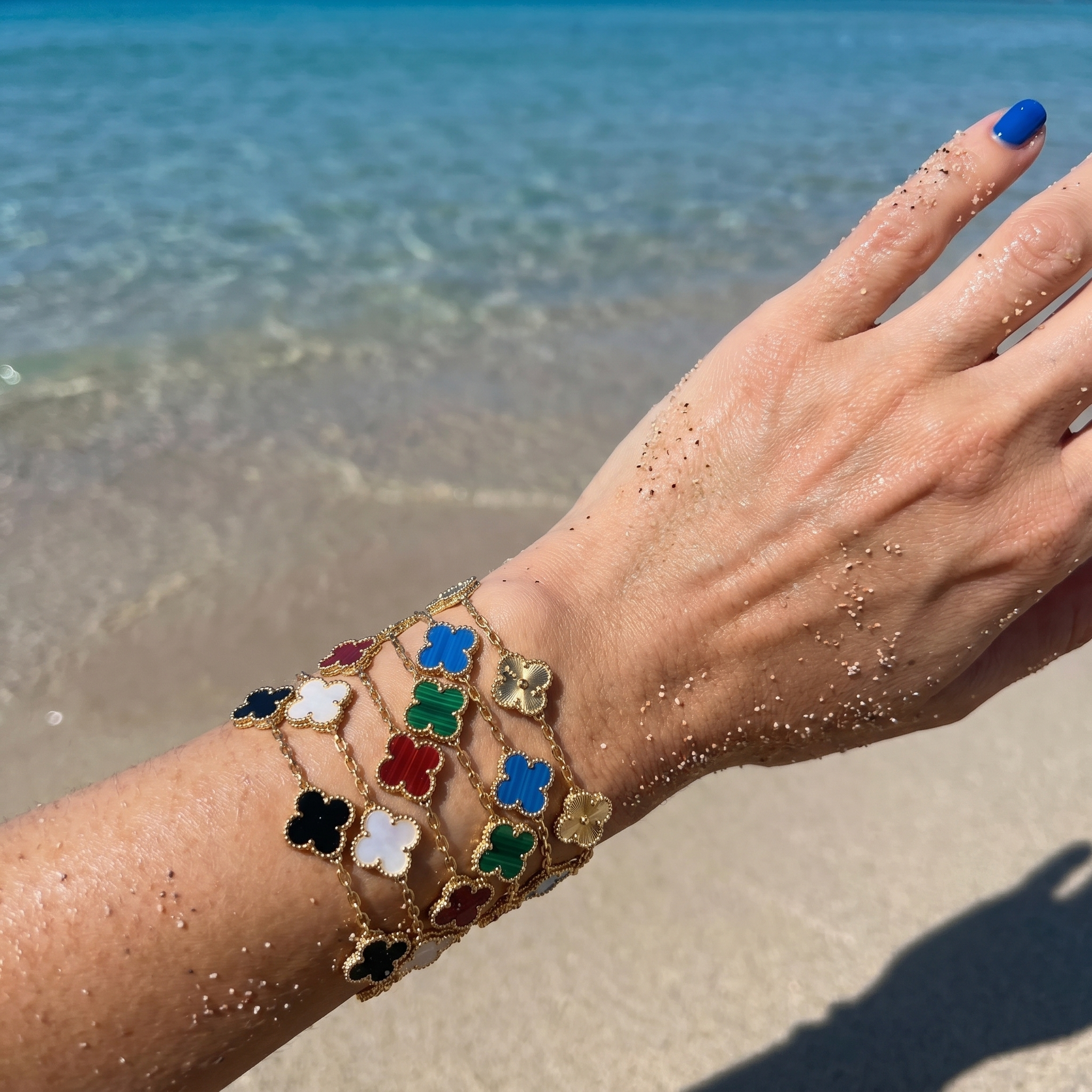 Klee-Armbänder Sechserpack