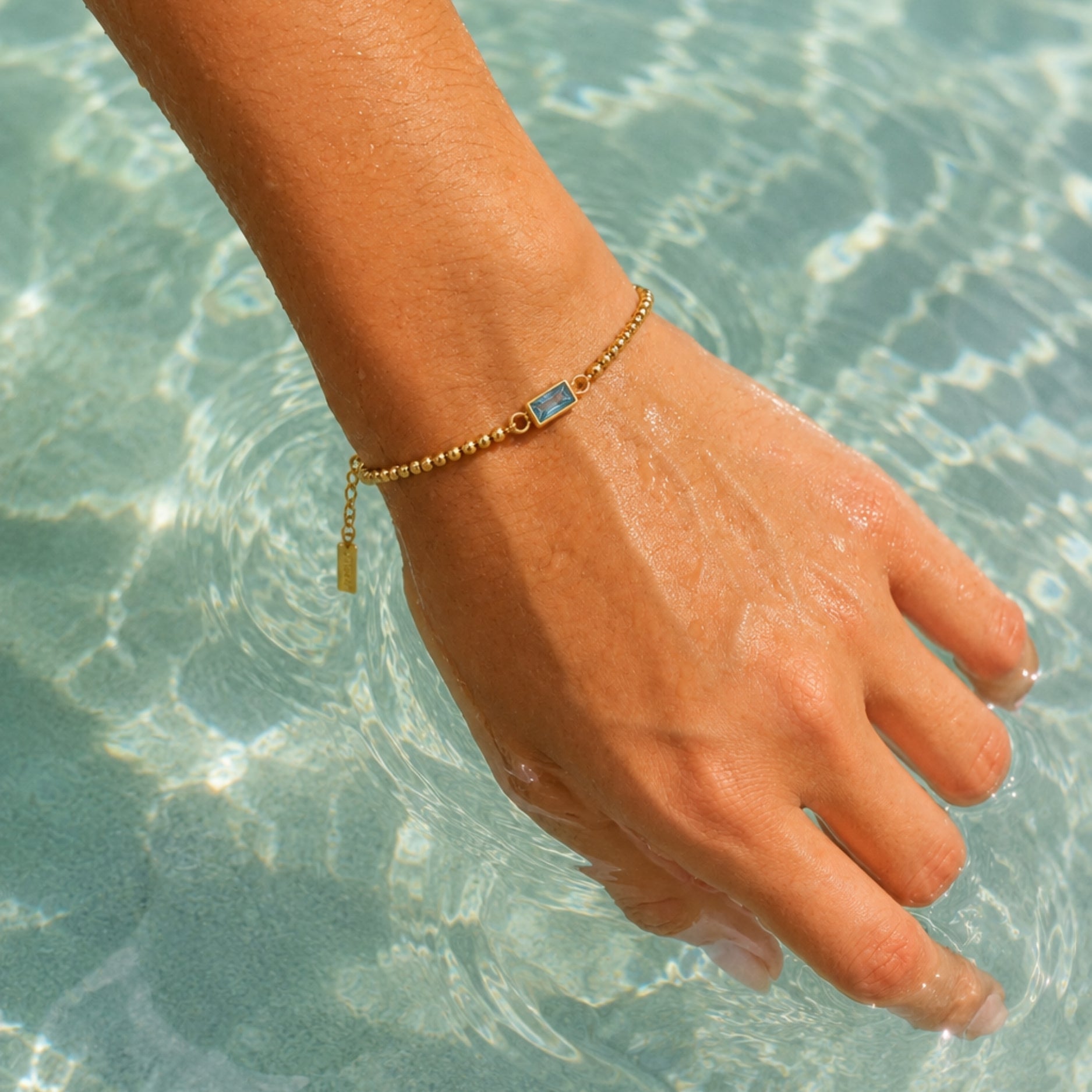Perlen-Armband mit Geburtsstein