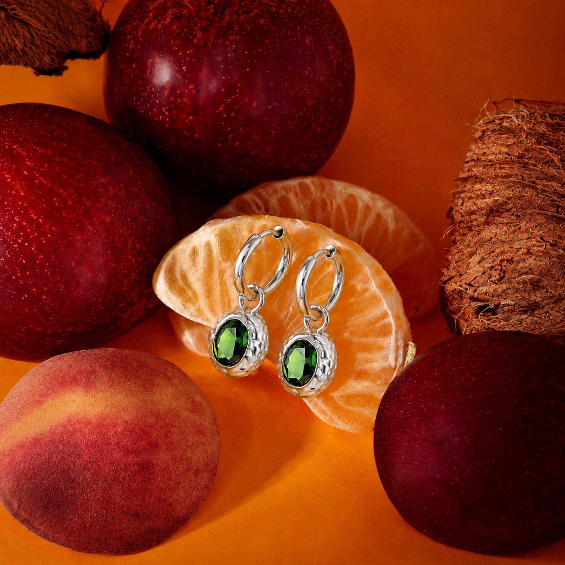 Olivenohrringe
