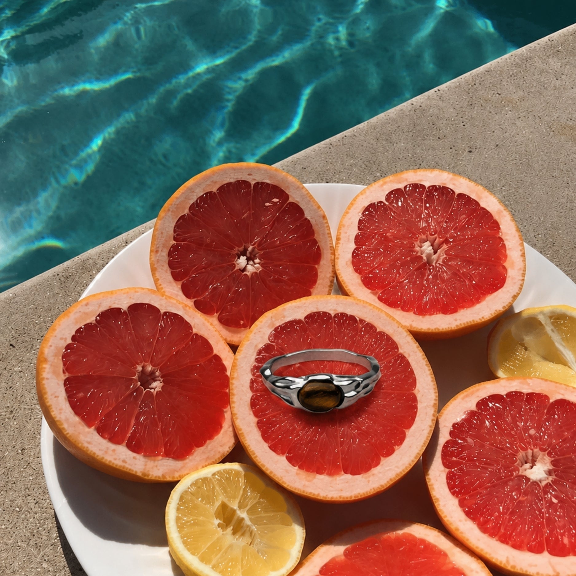 Tigerauge Ring